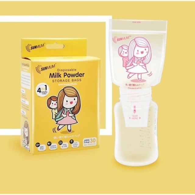 SUNMUM DISPOSABLE MILK POWDER STORE BAG ISI 30