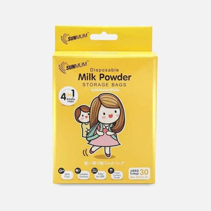 SUNMUM DISPOSABLE MILK POWDER STORE BAG ISI 30