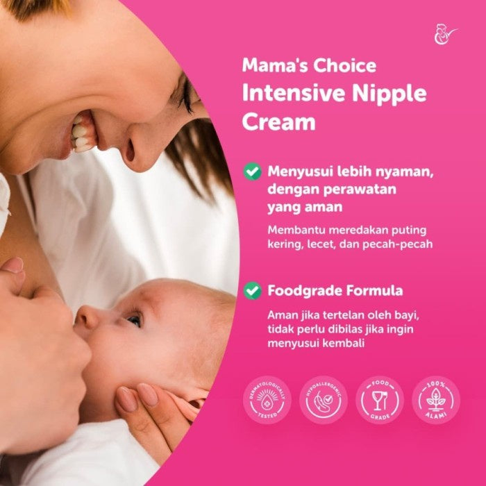 Mama's Choice Intensive Nipple Cream (Krim Puting Halal & Food Grade)