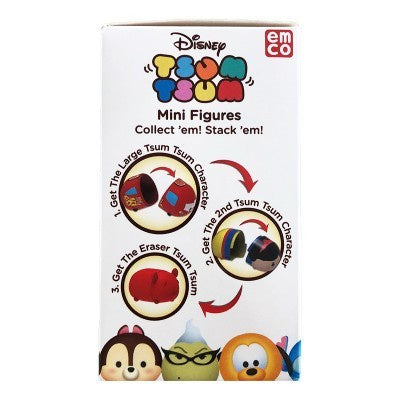Emco Disney Tsum Tsum Mini Figure Erase Random Mystery