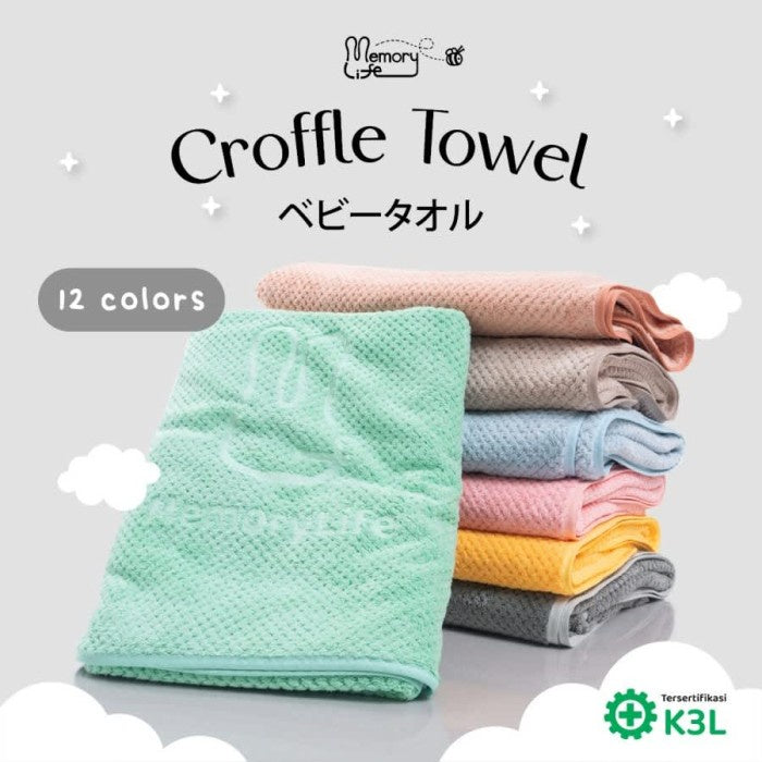 MemoryLife - Croffle Towel | Handuk Towel Anak Premium