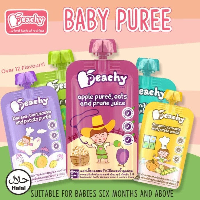 Peachy Baby Food Pouch / Makanan Bayi / MPASI / Puree Baby