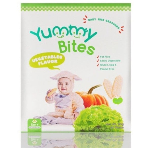 Yummy Bites Rice Crackers / Biskuit Bayi 50 gr