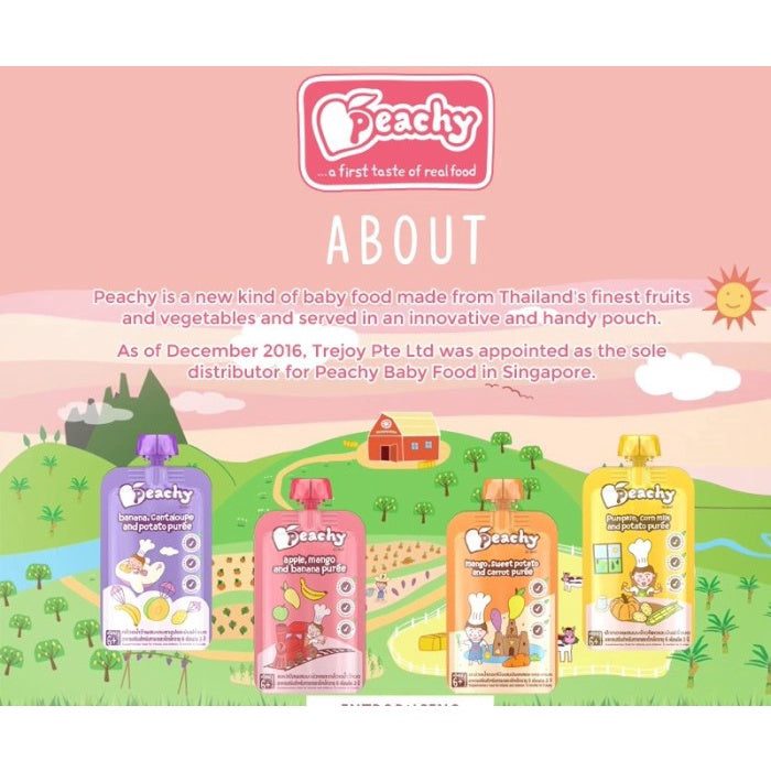 Peachy Baby Food Pouch / Makanan Bayi / MPASI / Puree Baby
