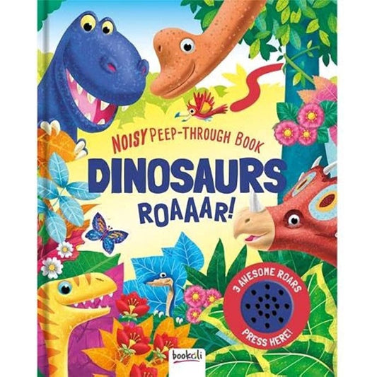 BB Peep Through Sound Dino Roar Buku Dinosaur Sound Book