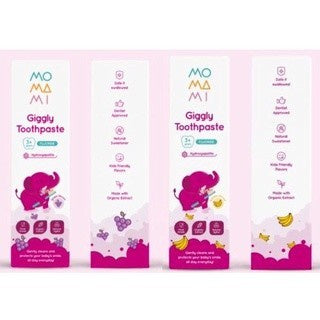 MOMAMI GIGGLY TOOTHPASTE (PASTA GIGI ANAK) Fluoride