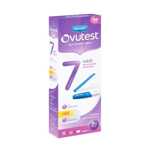 SENSITIF OVUTEST - Alat Uji Test Masa Subur 7 DAYS PLAN Compact