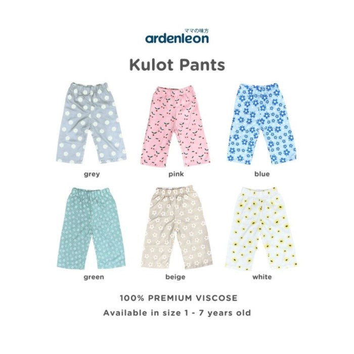ARDENLEON Celana Anak Kulot Pants