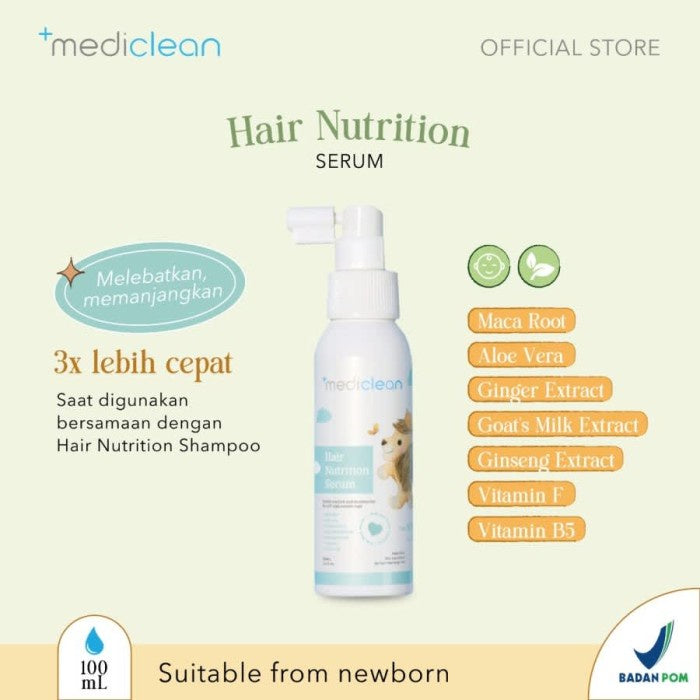 Mediclean Hair Nutrition Serum 100ml Nutrisi Kulit Kepala Rambut Bayi