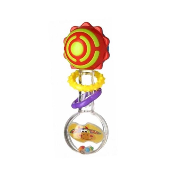Playgro Twisting Barbell Rattle Mainan Bunyi Gigit Bayi