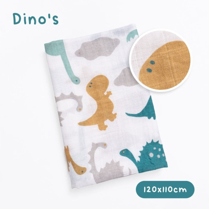 MemoryLife Essentials - Premium Baby Muslin Blankets Swaddle Bedong