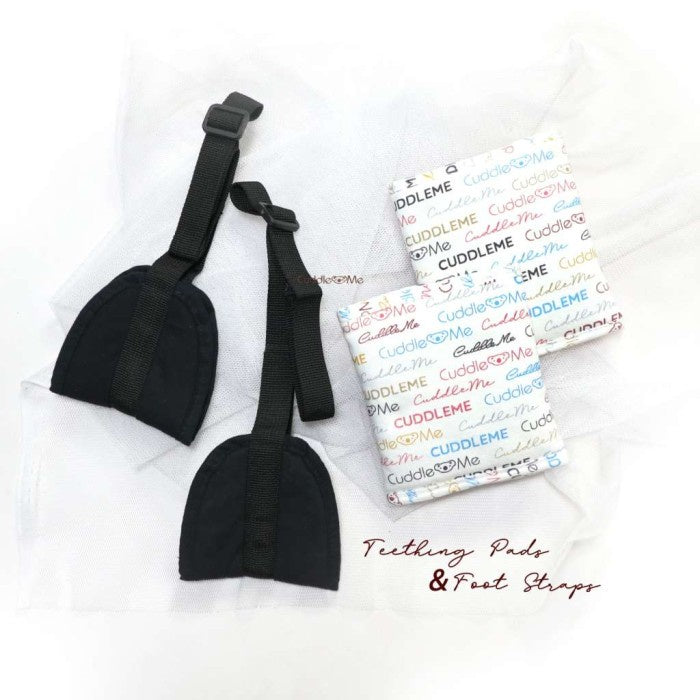 TEETHING PAD DAN FOOTSTRAP CUDDLEME CUDDLE ME - teething pad
