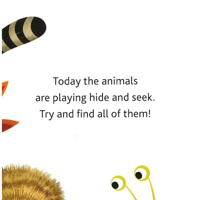 BB Happy English Hiding Animals Buku Anak Bayi Cari Binatang