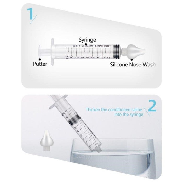 Pembersih hidung anak, Needle nasal wash