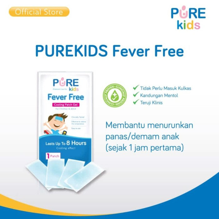 Purebb Kids Fever Free Plester Kompres Demam Anak