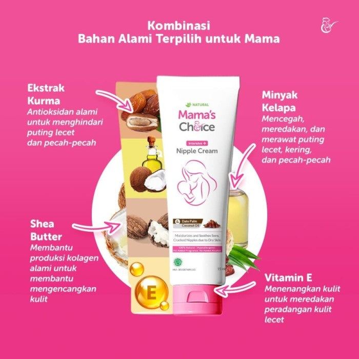 Mama's Choice Intensive Nipple Cream (Krim Puting Halal & Food Grade)