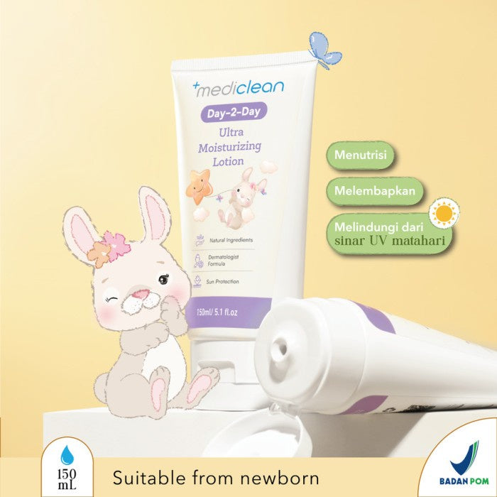 Mediclean Day 2 Day Ultra Moisturizing Lotion Bayi Newborn Chamomile