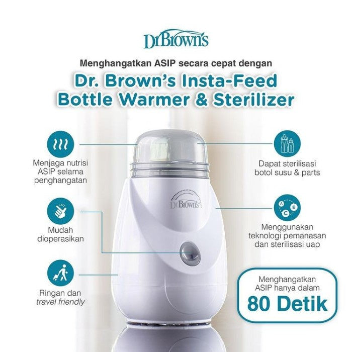 Dr. Brown's InstaFeed Bottle Warmer & Sterilizer - Penghangat Susu