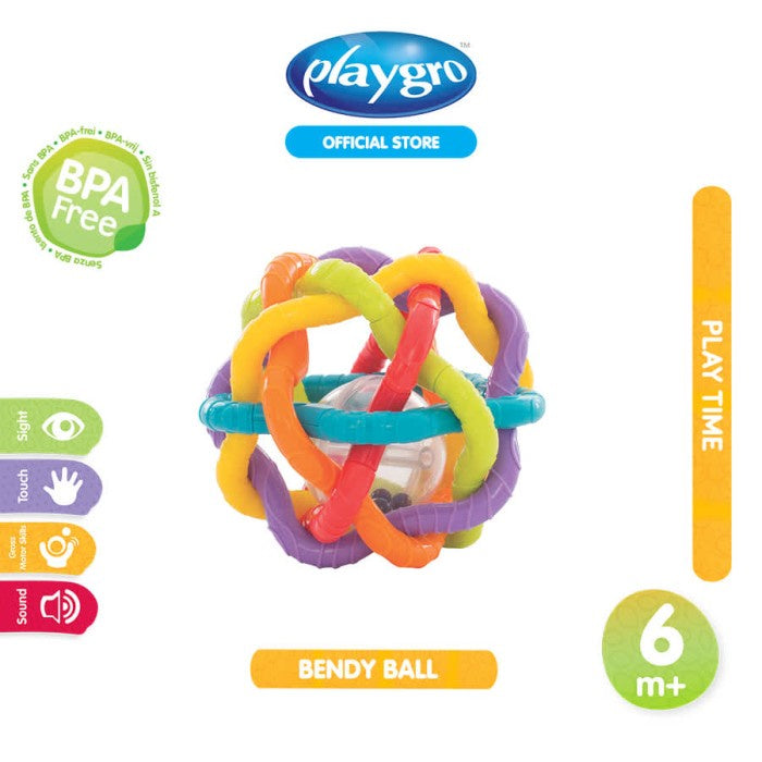 playgro bendy ball mainan bayi