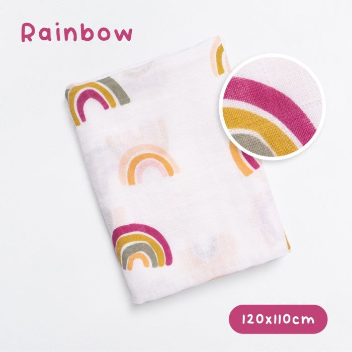 MemoryLife Essentials - Premium Baby Muslin Blankets Swaddle Bedong