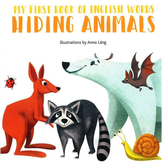 BB Happy English Hiding Animals Buku Anak Bayi Cari Binatang