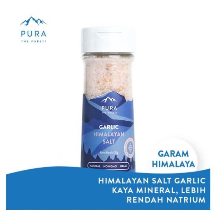 Pura Himalayan Salt Garlic Garam Himalaya Natural
