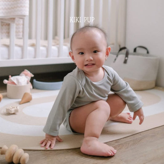 KIKI PUP - Long Sleeve Bodysuit - Jumper/Playsuit/terusan polos