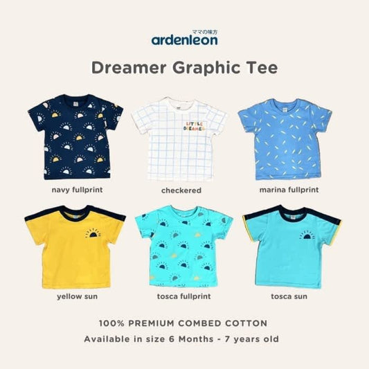 ARDENLEON Kaos Anak Dreamer Graphic Tee