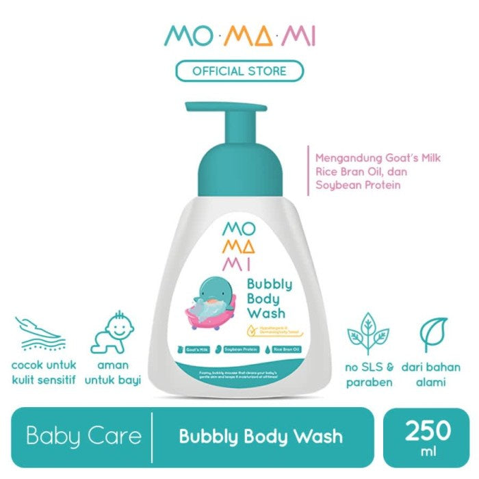 Momami Bubbly Body Wash 250ml Shower Foam Bayi