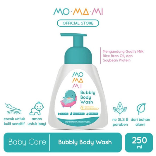 Momami Bubbly Body Wash 250ml Shower Foam Bayi