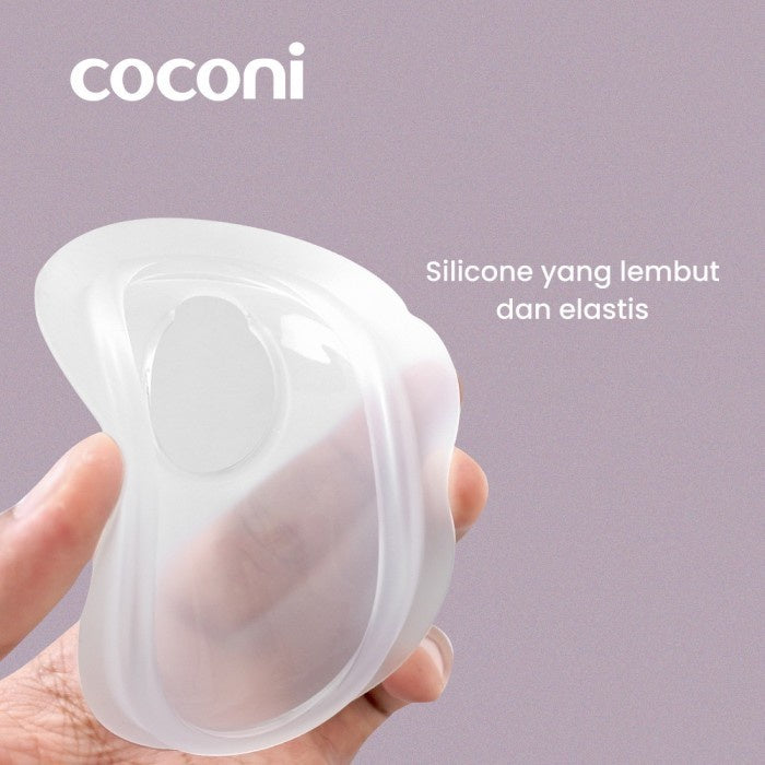 COCONI Breast Milk Collector Shell 2 Pcs | Penampung ASI Silikon 2 Pcs