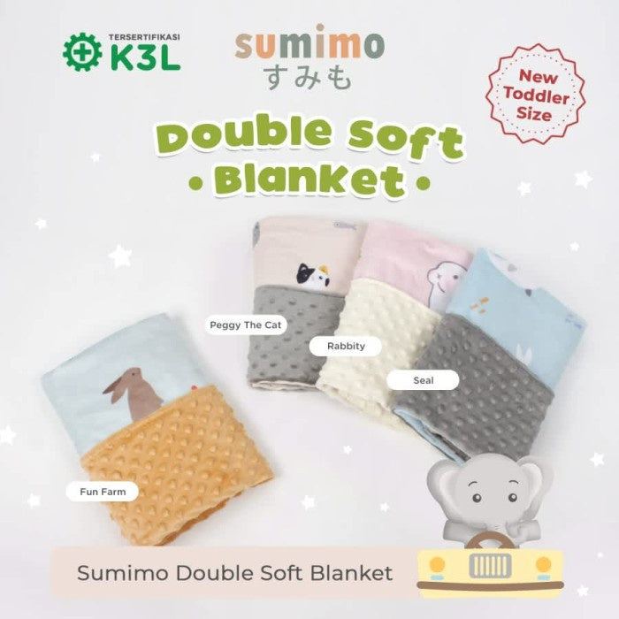 Sumimo Double Soft Newborn Blanket Selimut Bayi