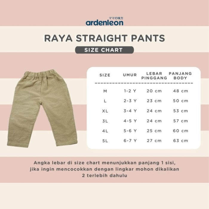 ARDENLEON Celana Anak Raya Straight Pants Celana Panjang Laki