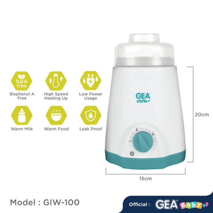 GEA Baby Instant Bottle Warmer GIW-100 / penghangat botol susu / mpas