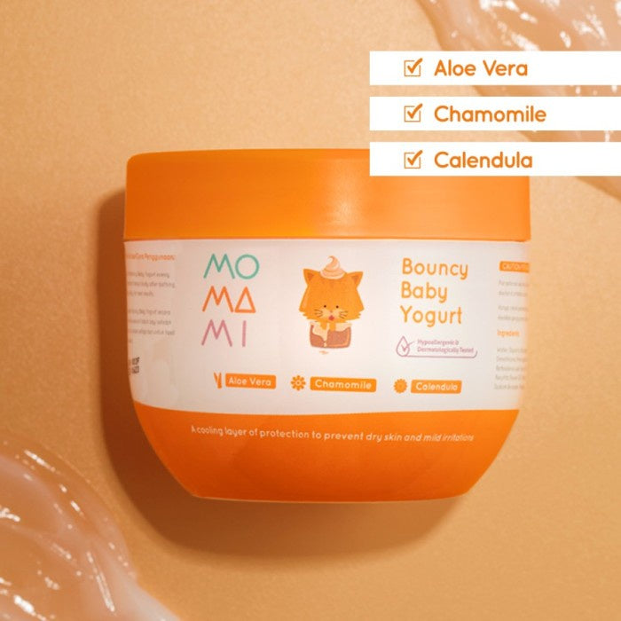 Momami Bouncy Baby Yogurt 200ml Lotion Body Bayi