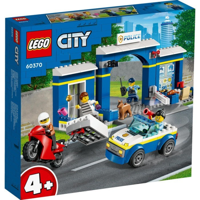 LEGO City 60370 Police Station Chase Building Toy Set (172 Pieces)