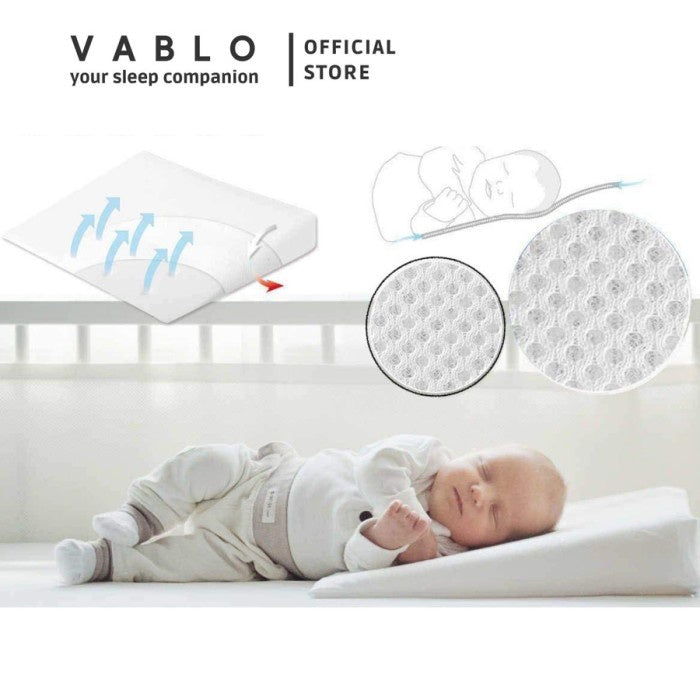 Vablo baby Wedge Pillow ( bantal Sandaran untuk bayi ) memory foam