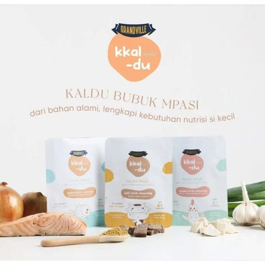 Grandville KKaldu Kaldu Ayam Sapi Salmon MPASI BB Booster NON MSG
