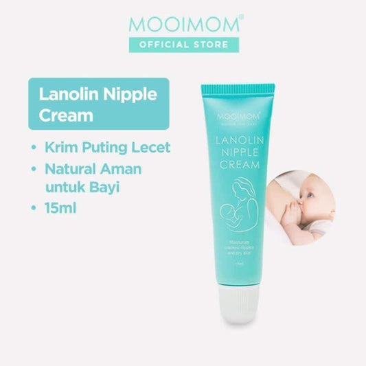 MOOIMOM Lanolin Nipple Cream / Krim Pelindung Puting Ibu Menyusui