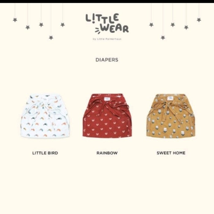 Little Palmerhaus Little Wear Diaper isi 3 / popok bayi isi 3