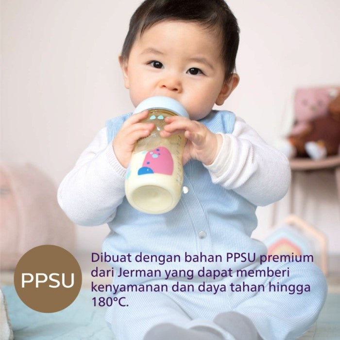 Philips Avent Natural PPSU Twin Bottle 0M+ 125ml SCF581/20 Botol Bayi
