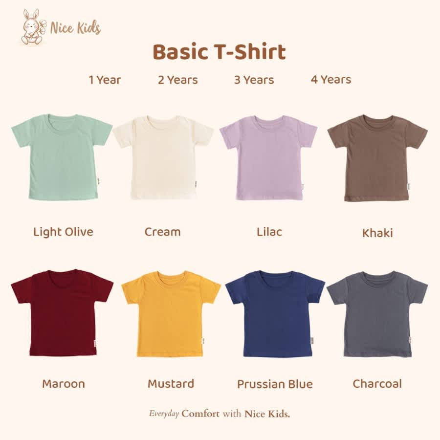Nice Kids Basic Tshirt Kaos