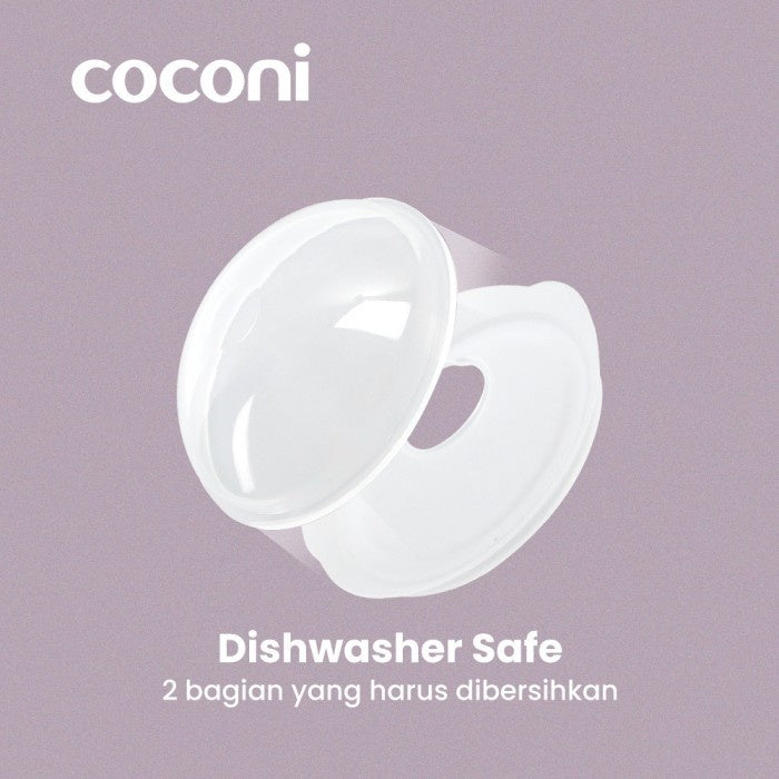 COCONI Breast Milk Collector Shell 2 Pcs | Penampung ASI Silikon 2 Pcs