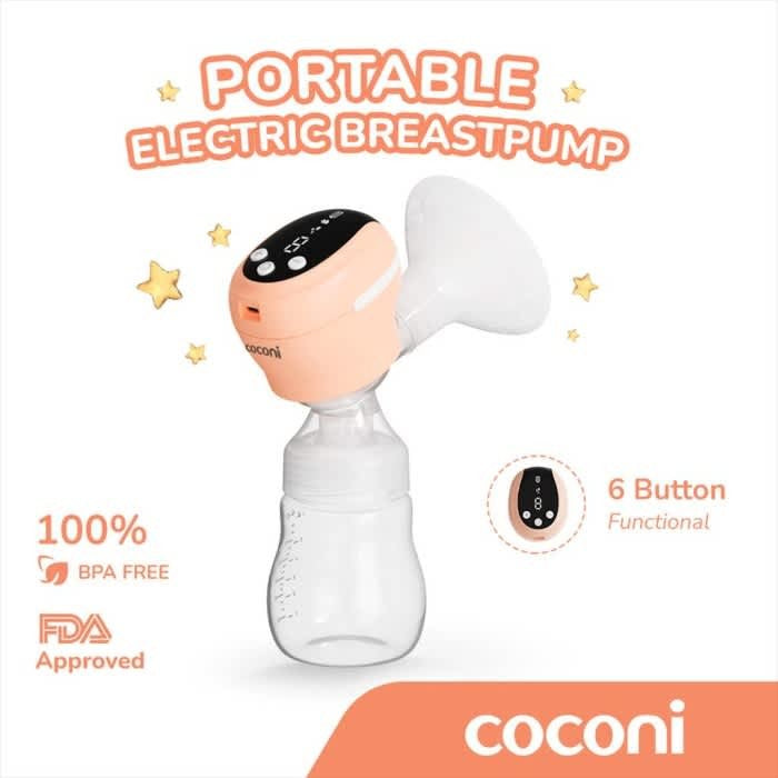 COCONI Portable Electric Breastpump Pompa Asi Portable Handsfree