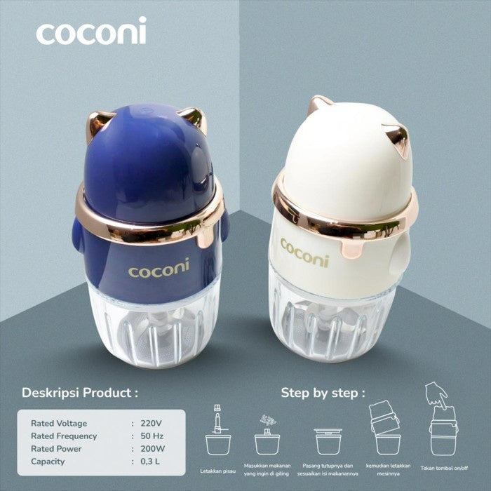 COCONI Food Blender | Blender Mini Pengolah Penghalus Makanan MPASI