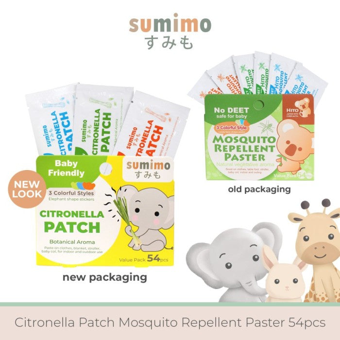 Sticker Anti Nyamuk SUMIMO (DEET Free) Mosquito Paster isi 54