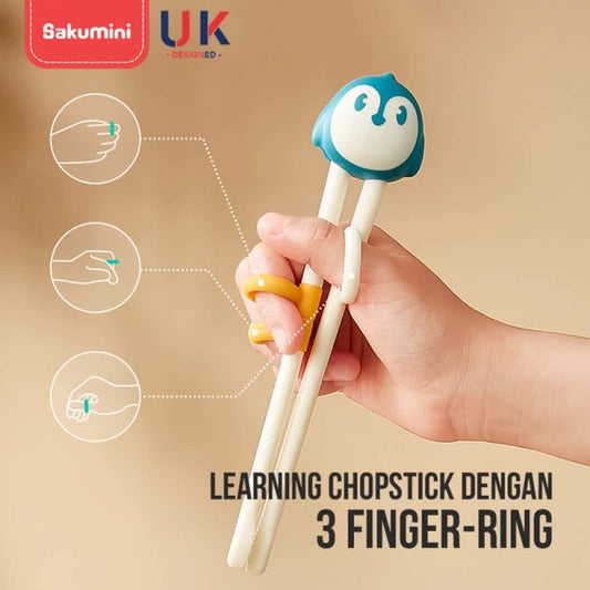 SAKUMINI PENGUIN CHOPSTICKS TRAINING SUMPIT BELAJAR MAKAN BAYI ANAK
