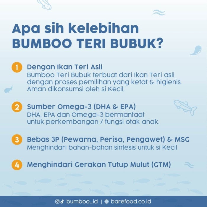 Barefood BUMBOO Teri Bubuk 90gr