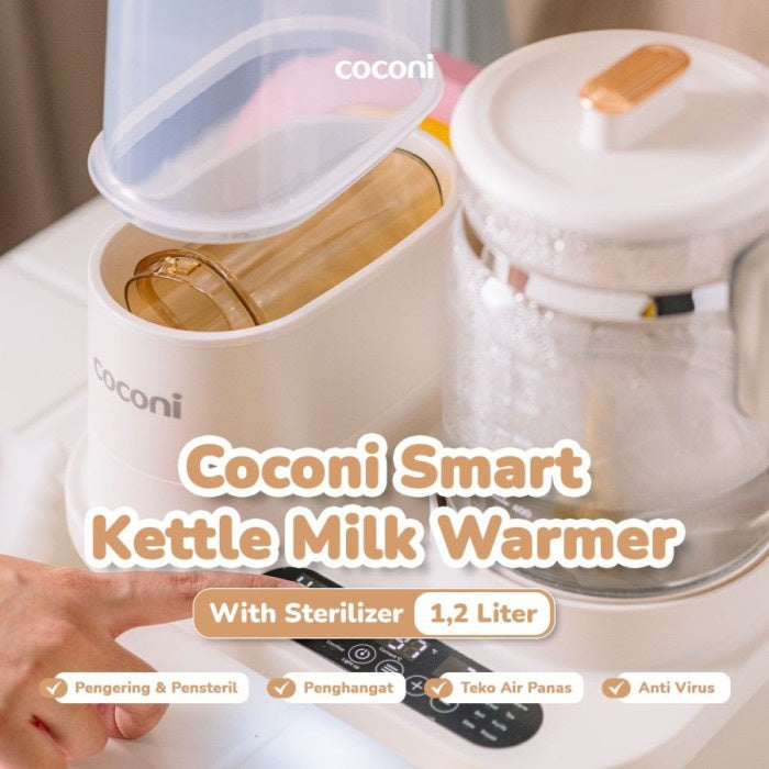 COCONI Smart Kettle Milk Wamer Sterilizer | Teko Listrik Multifungsi