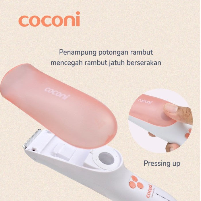 Coconi No Mess Vacuum Baby Hair Clipper | Pemangkas Rambut Vakum